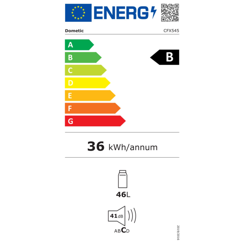 Etiquette energie CFX5 45