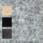 Feutrine d'habillage gris clair, feutrine d'habillage, feutrine pour van