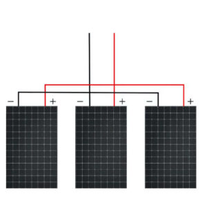 Panneau solaire souple 100W Unisun - 100.12MS branchement en parallèle