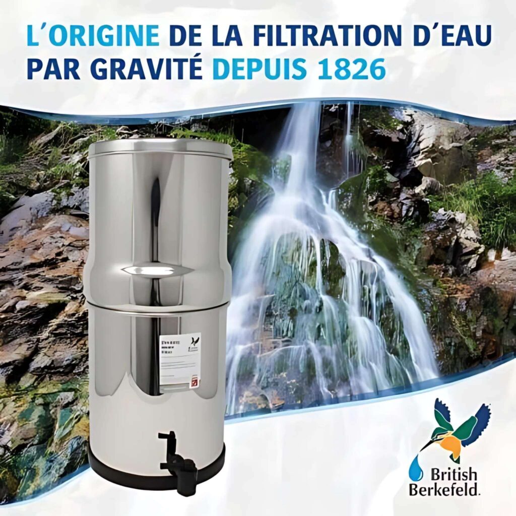 Robinet noir pour filtre a gravite Bristh Berkefeld