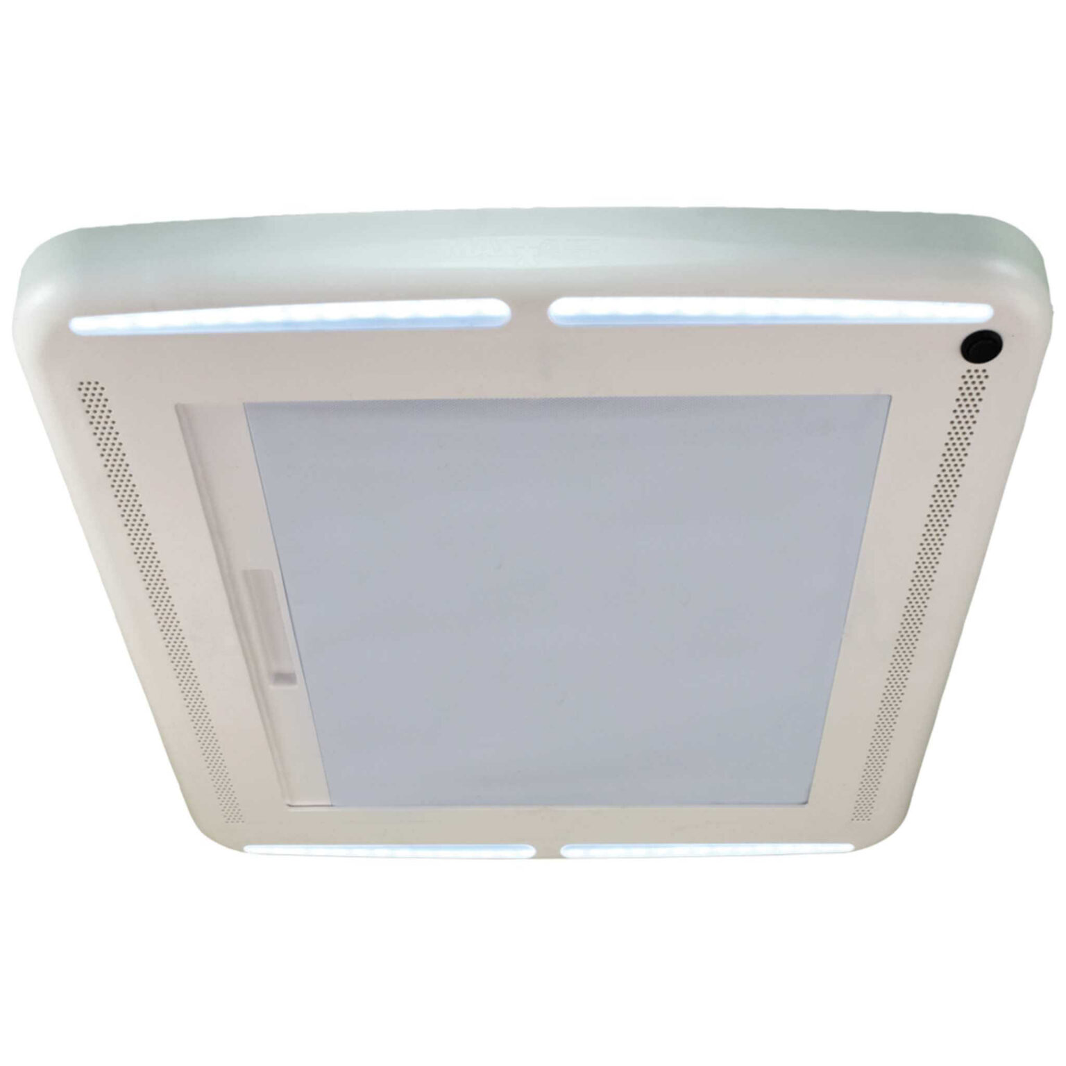 Maxxair Maxxfan Deluxe Dachfenster 40x40 Cm – Transparent Mit Ventilator, Fernbedienung, Thermostat & Insektenschutz – Ideal Für Wohnmobil & Caravan