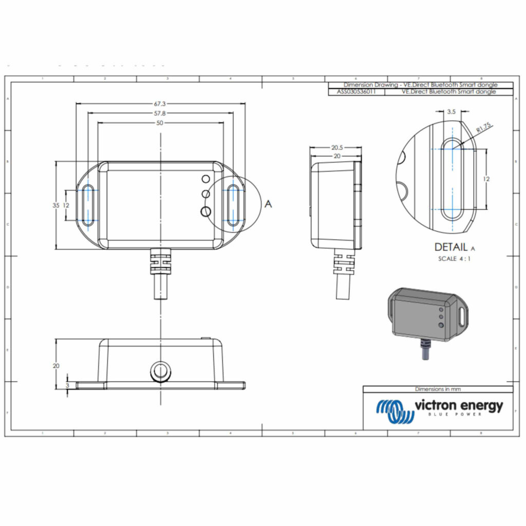 VE.Direct Bluetooth Smart Dongle de Victron