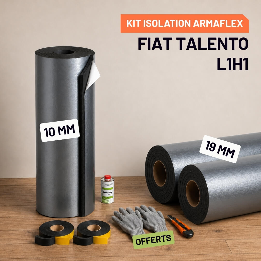 Kit Armaflex AF Isolation Fiat Talento L1H1 - Isolation Isolation 10 mm et 19 mm armacell armaflex fiat talento l1h1 Isolation Armacell pour Fiat Talento L1H1