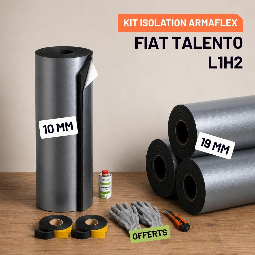 Kit Armaflex AF Fiat Talento L1H2 - Isolation Isolation 10 mm et 19 mm armacell armaflex fiat talento l1h2 Isolation Armacell pour Fiat Talento L1H2