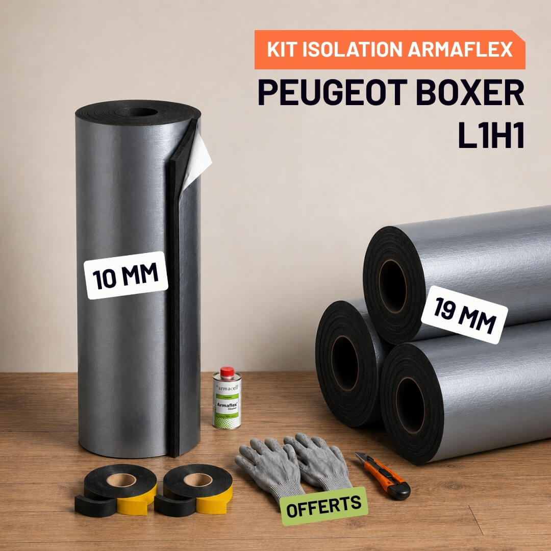 Isolation Armacell pour Peugeot Boxer L1H1