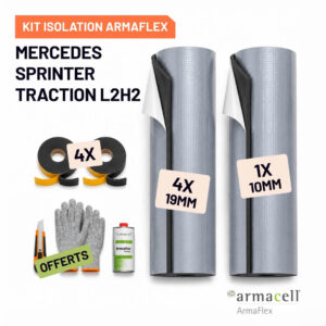 Pack isolation Armaflex AF Mercedes Sprinter Traction L2H2