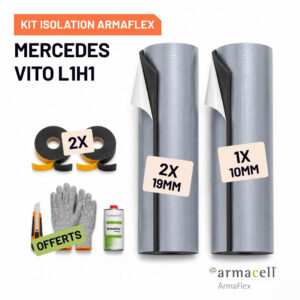 Pack isolation Armaflex AF Mercedes Vito L1H1