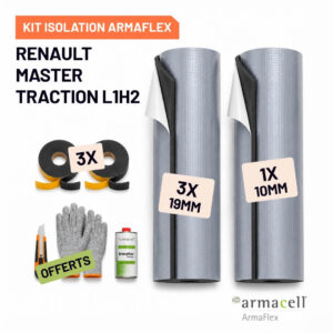 Pack isolation Armaflex AF Renault Master Traction L1H2