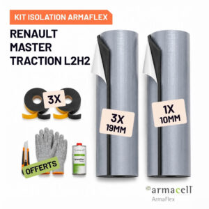 Pack isolation Armaflex AF Renault Master Traction L2H2