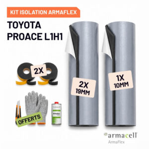 armacell kit armaflex af toyota proace l1h1 Pack isolation Armaflex AF Toyota Proace L1H1