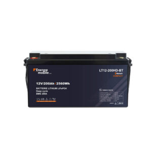 Batterie lithium compacte avec Bluetooth et BMS 200A pour van aménagé