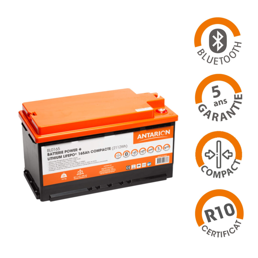 Batterie lithium 165Ah Antarion Power+ VASP pour van