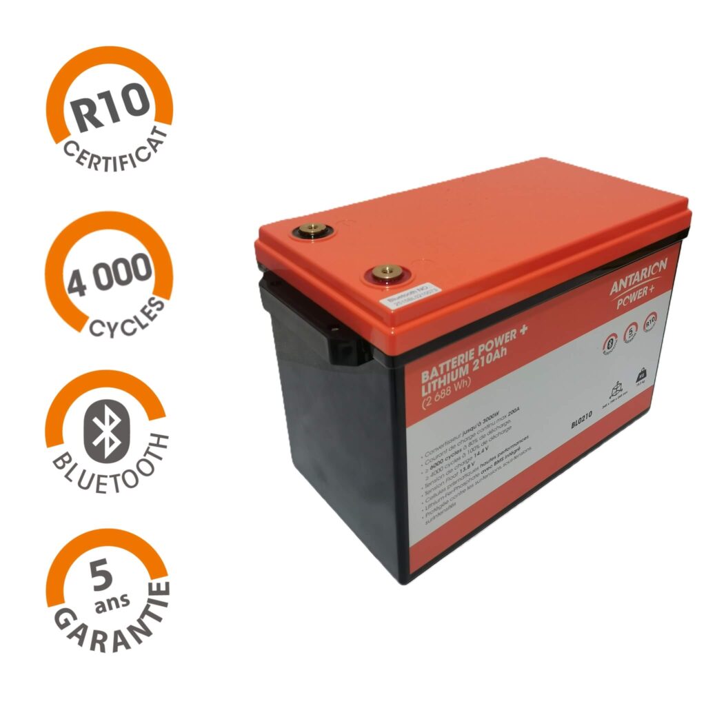 Batterie lithium 210Ah Antarion Power+ VASP pour van