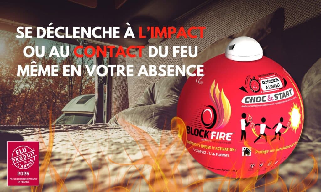  block fire extincteur valable 5 ans qui se déclenche au contact et à l’impact