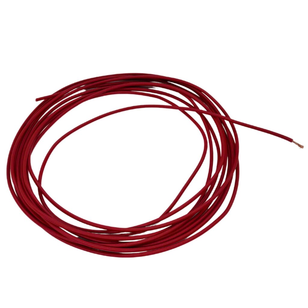 Cable souple multibrins en 1,5mm2 rouge pour van