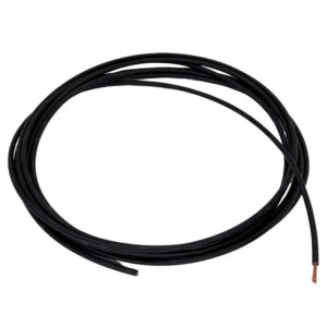 Câble Rond Flexible Qiping 5m - 7 Fils 0,5mm² - Pour Remorque Voiture, Caravane - Noir - 12V/24V/48V/60V