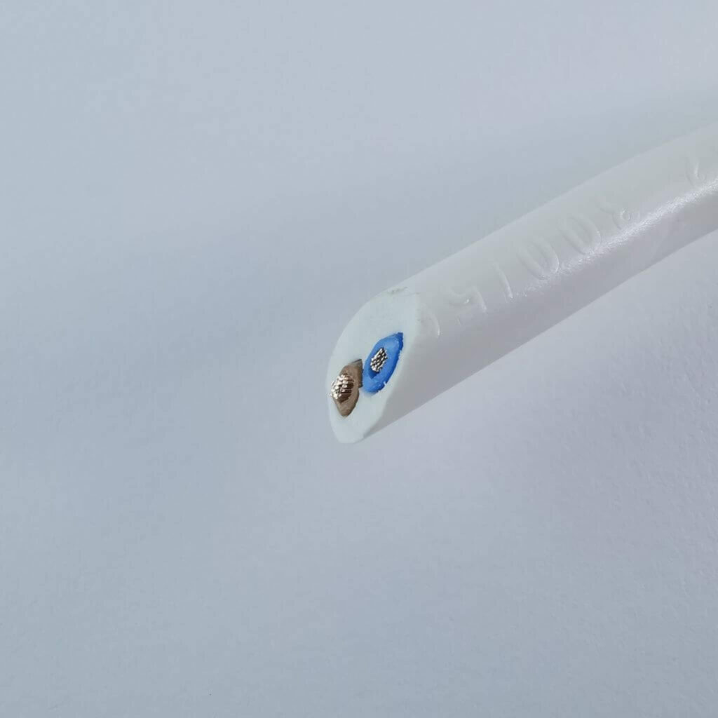 câble souple H05VV-F 2 x 1,5 mm² – Longueur 5 mètres pour fourgon