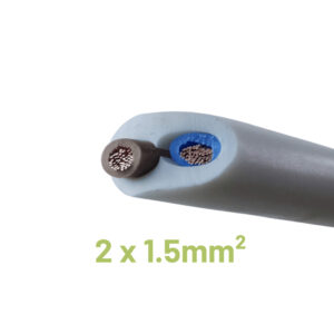Câble 2 conducteurs H05VV-F 1,5 mm² pour installations en van ou fourgon