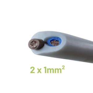 Câble 2 conducteurs H05VV-F 1 mm² pour installations en van ou fourgon