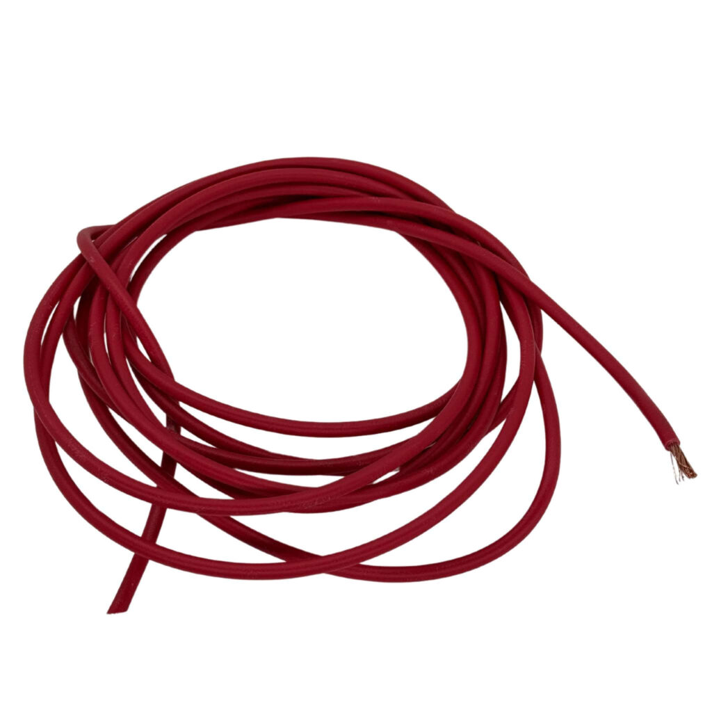 Cable souple multibrins en 2,5mm2 rouge pour van