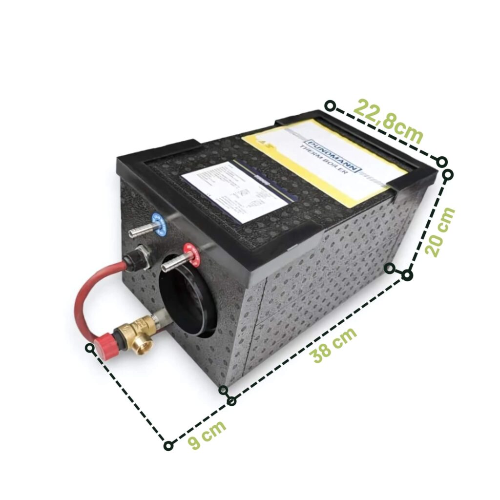 Kit chauffage stationnaire AIR 2D avec chauffe-eau 6L pour van aménagé