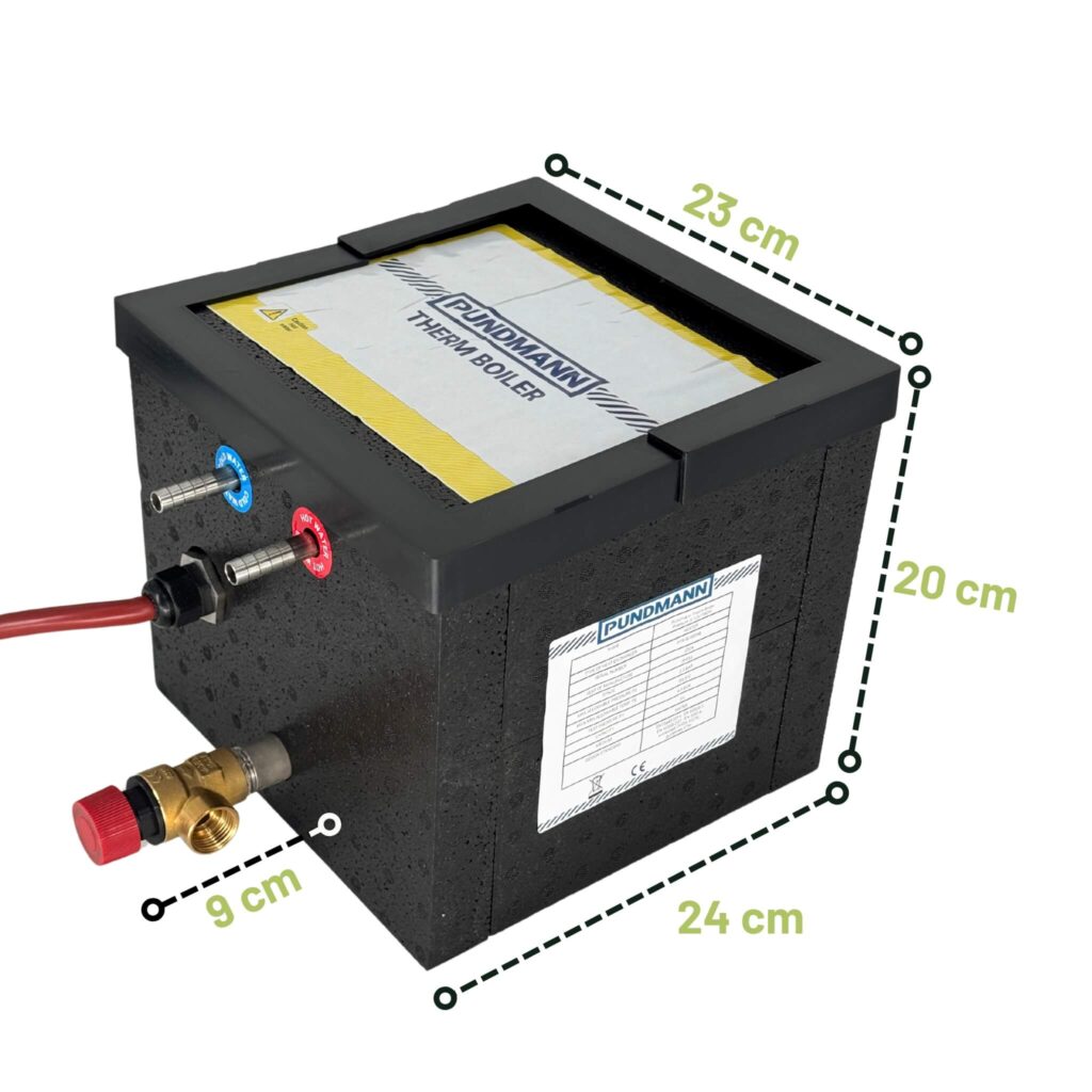 dimensions chauffe eau pundmann 3l