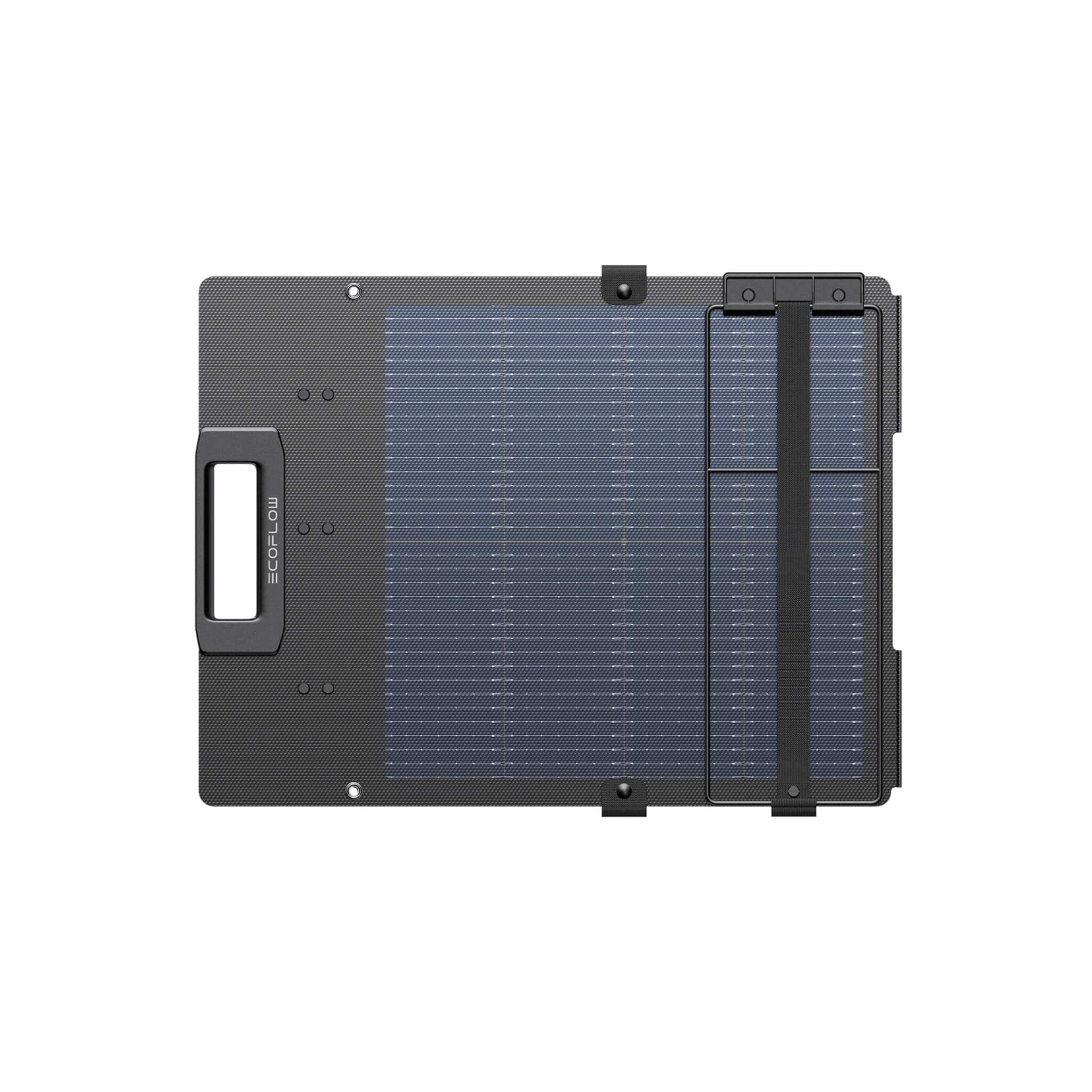 Panneau EcoFlow 220W avec support réglable pour optimiser l’angle solaire