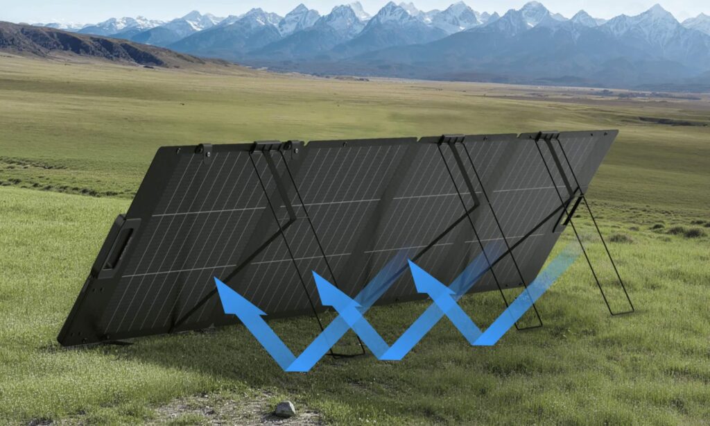 Panneau Solaire Portable Lightweight EcoFlow 220W ecoflow panneau solaire portable 220w bifaciale ecoflow panneau solaire portable 220w bifaciale