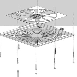 fixation cadre interieur turbo vent fiamma