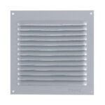 grille d'aération 100 x 100 alu avec moustiquaire, aération permanente, ventilation