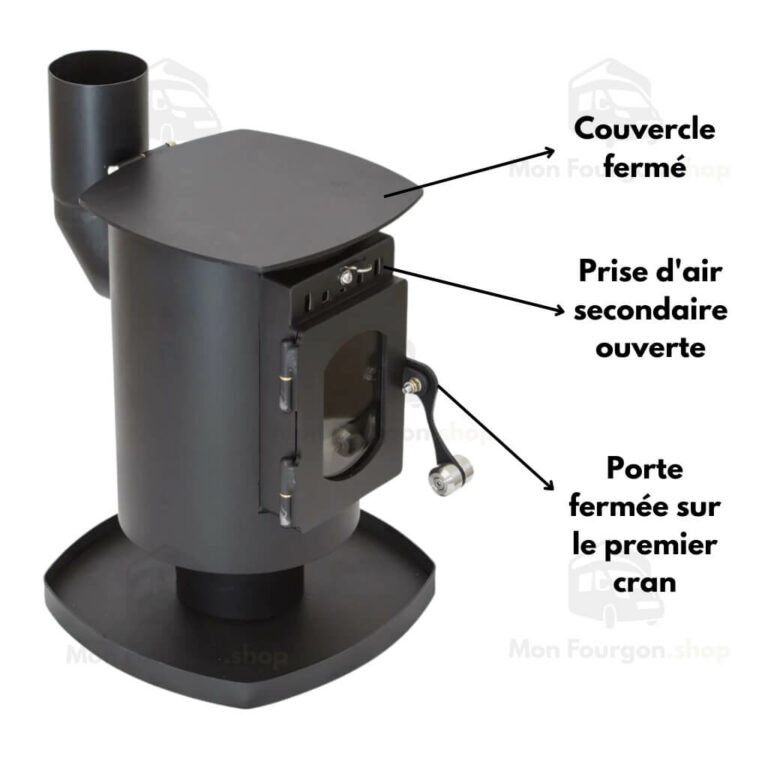 LSHFYV Poêle à Bois Camping En Fonte, Mini Poêle à Charbon