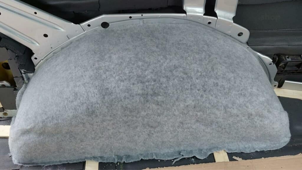 11m2 Doublure Intérieure Tapis Véhicule Gris Anthracite avec Unité de