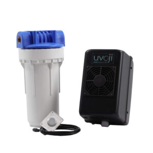 Lot Oji Camp 16L/min avec filtration 2 en 1 et boîtier déporté pour van aménagé