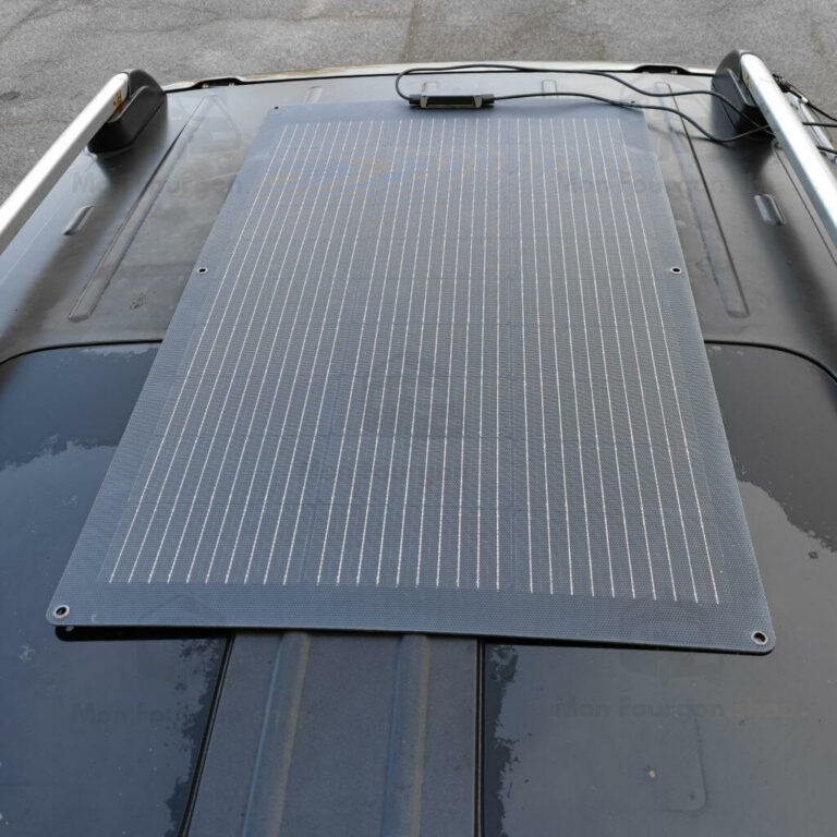 Panneau Solaire Souple 100W 12V XINPUGUANG - Pour Camping-car, Bateau, Van, Marine - Flexible Et Monocristallin