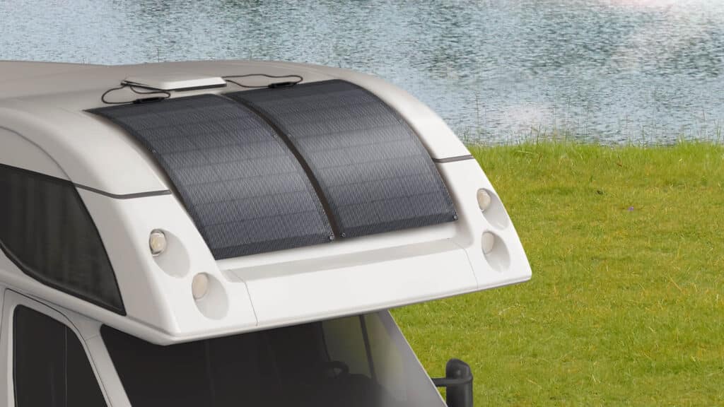 Panneau Solaire Flexible EcoFlow 100W - IP68, Léger 2.1kg Pour Camping-Car, Toit, Bateau