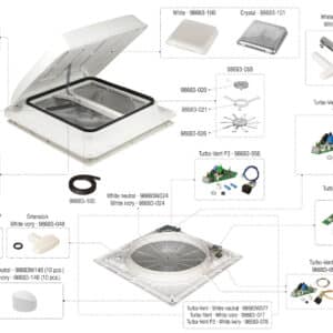 Pièces détachées, turbo vent, fiamma