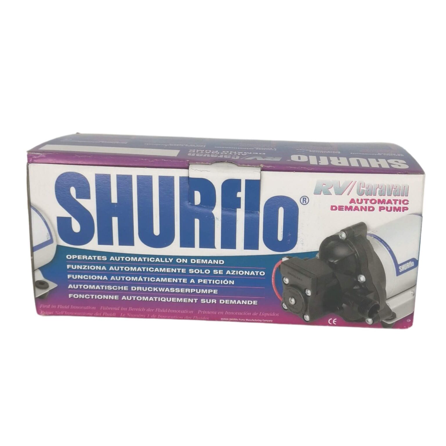 Pompe à Eau Shurflo Trail King 12V + Kit Raccords John Guest 12mm - Parfait Camping-car Et Caravane