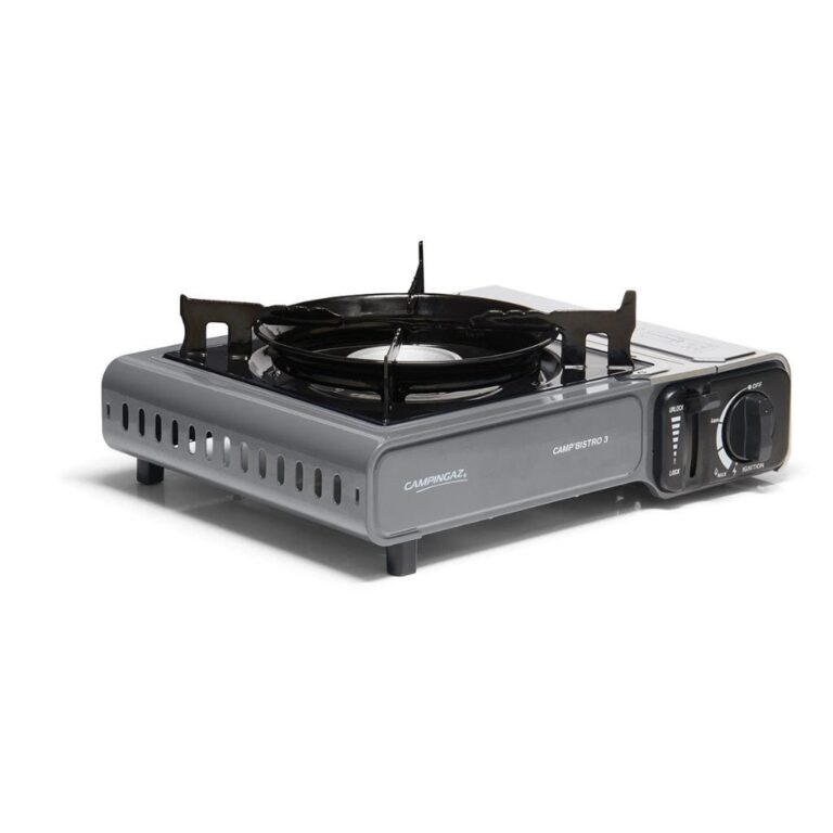 Récha Ud Campingaz Camp Bistro DLX 2200 W – Compact, Allumage Piézo, Protection Anti-surchauffe, Avec Mallette De Transport