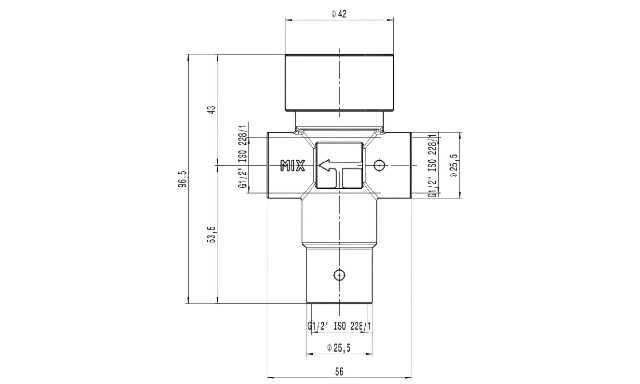 schema explicatif mitigeur thermostatique réglable